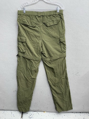 Boy Scouts BSA Pants Mens 34x33 Relaxed Green Switchback Convertible Uniform - Picture 7 of 9