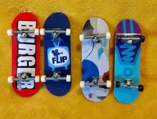 Tech Deck Fingerboard Lot - 4 Pack Featuring Flip & Sovrn Designs!