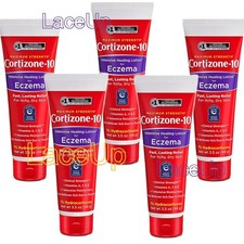 5x - Cortizone 10 Maximum Strength Eczema Lotion, 3.5 oz ea - EXPIRE 2028