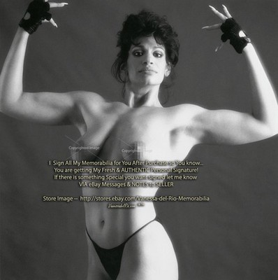 Vanessa del Rio Photo by Paul Goode From My BodyBuilder Era Sign AFTER BUY w/COA