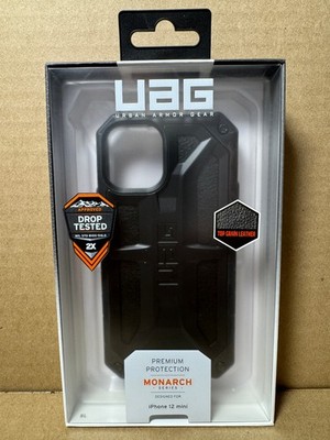 Urban Armor Gear UAG Monarch Case iPhone 12 Mini Black Rugged New NIB Heavy Duty
