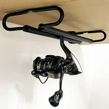 Fishing Reel Display Rack Ceiling Mount Holder Organizer Metal Spinning Reel Sta