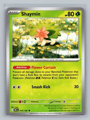 Pokémon TCG #010/182 Shaymin SV10: Destined Rivals Normal Near Mint