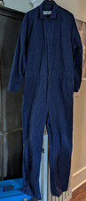 Red Kap Men's Cotton Work Coveralls Blue Size 50 Long MPN 50-LN