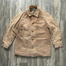 Vintage 70s Carhartt Chore Jacket Coat Size 38 Quilt Lined