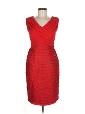 Adrianna Papell Women Red Cocktail Dress 6