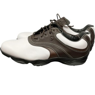 FootJoy Originals Men’s Golf Shoes Brown White Size UK 11 EU 46 2182