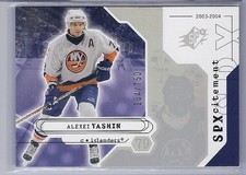 2003-04 UPPER DECK SPX ALEXEI YASHIN UD SPXCITEMENT SP /750 #142 ISLANDERS 