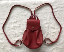 longchamp cuir red lacquer