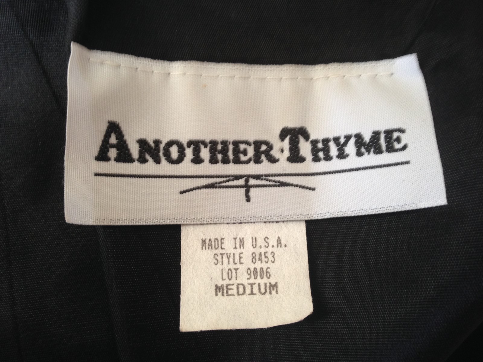 Another Thyme Black Formal Button Down Shirt Size… - image 4