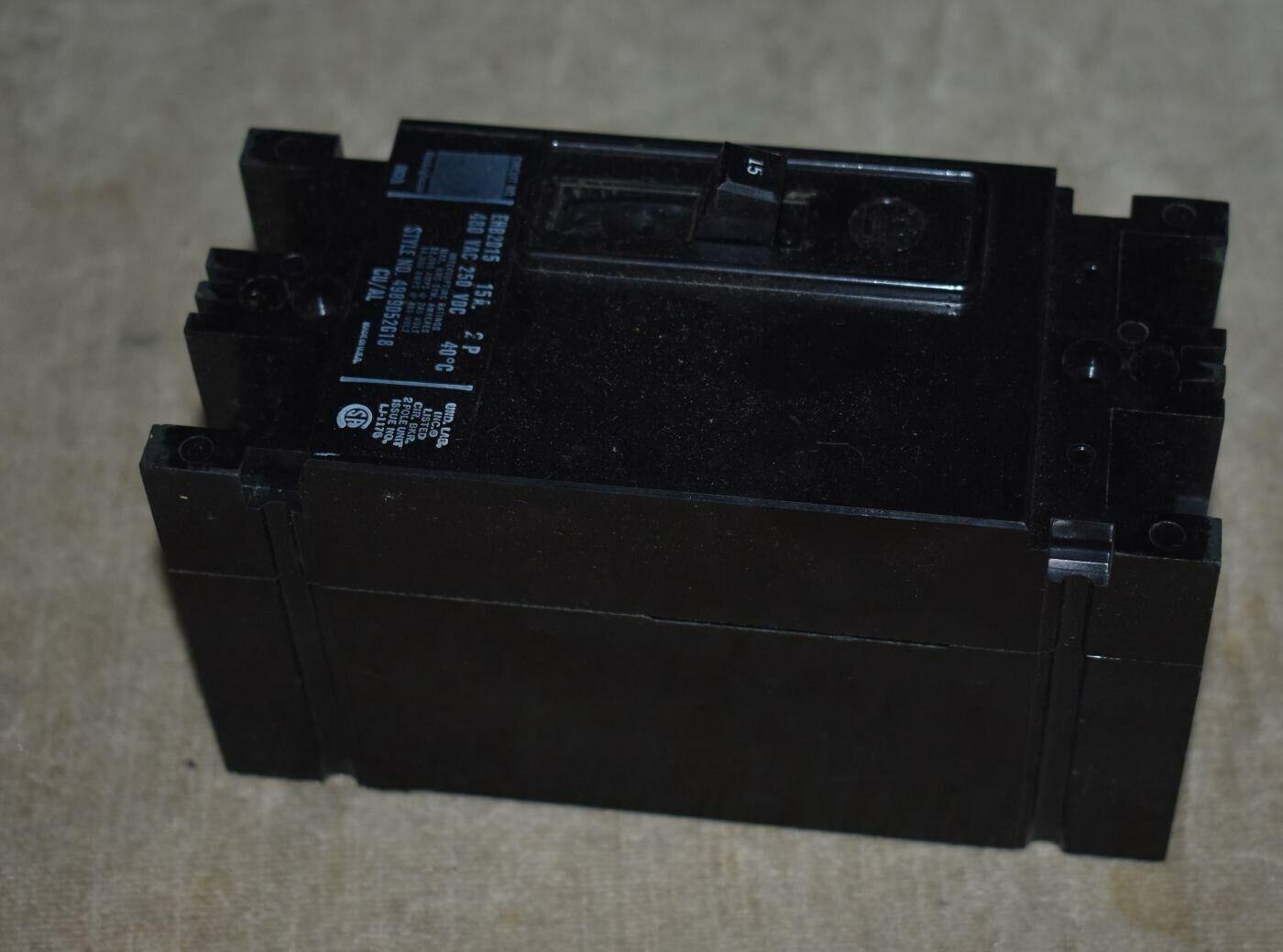 Westinghouse EHB2015 De-ion Circuit Breaker 15A 2-pole