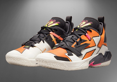 Nike Jordan Why Not Zer0.4 Shoes White Orange Black DD4887-100 Men's Sizes  NEW | eBay