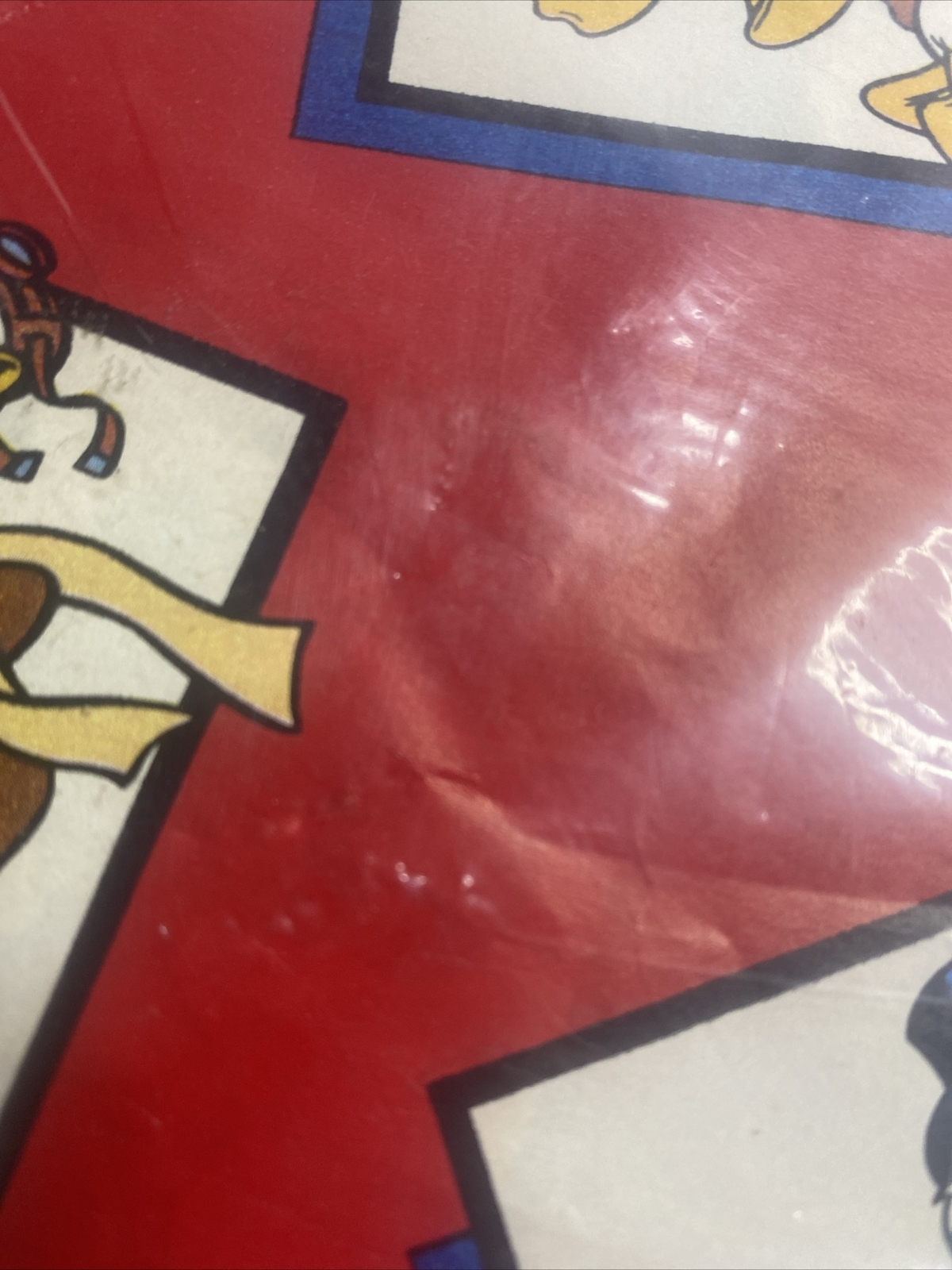 Disney Ducktales Gift Wrap 2 Sheets Vintage 1986 Wrapping Paper Scrooge McDuck