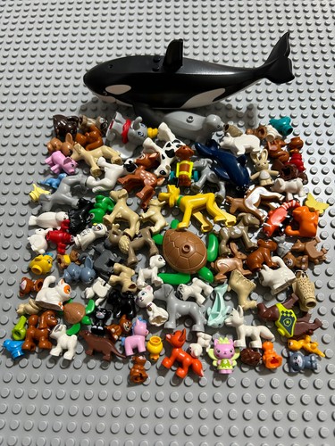 LEGO Squirrel with Dark Brown Nose Animal Dark Orange Friends City Minifigure - Picture 3 of 3