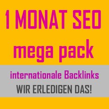 1 Month Seo - Mega Seo Package - International Backlinks - Seo Mix - Backlink