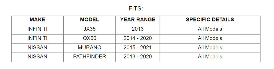 Front Rear Ceramic Brake Pad for 2013-2018 2019 2020 2021 Nissan Pathfinder 3.5L - Image 2 of 4