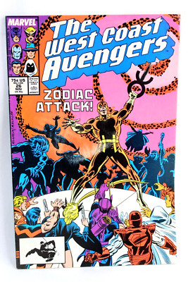 West Coast Avengers #26 Zodiac Attack 1987 Marvel Comics G/G+