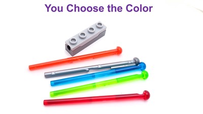 Lego 1x4 Spring Shooter Launcher with 8L Dart Arrow Bar You Choose the Color