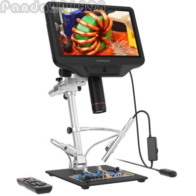 AD409 Pro ES Digital Microscope w/ Endoscope & FHD Screen for Soldering Monitor