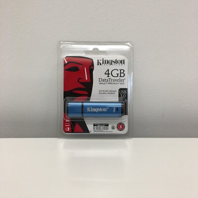 Kingston Tech, 4 GB, DataTraveler VaultPrivacy 3.0, USB 3.0   BRANDNEU