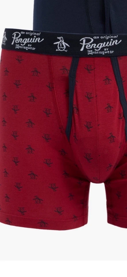 Juego de 2 calzoncillos boxer talla XL 40-42 multicolor elástico cintura contorno bolsa Foto 2 de 3