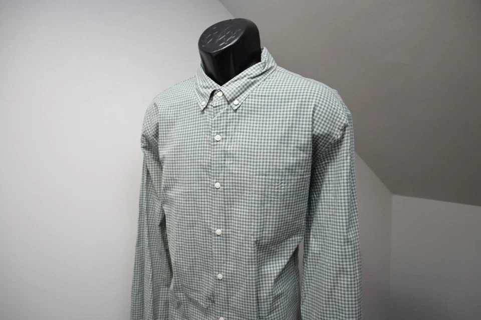 J Crew Classic Dress Shirt Plaid Stretch Long Sleeve Mens Sz XLT XL TALL - Image 3 of 4