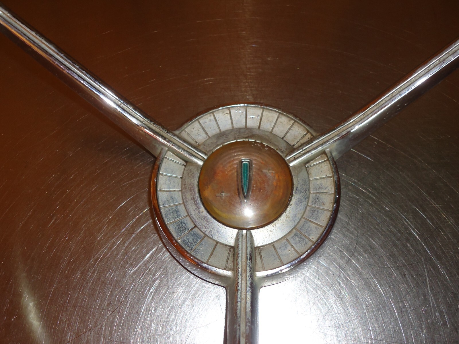 OEM Ford Steering Wheel Horn Button Center Ring 1959 Edsel Ranger eBay