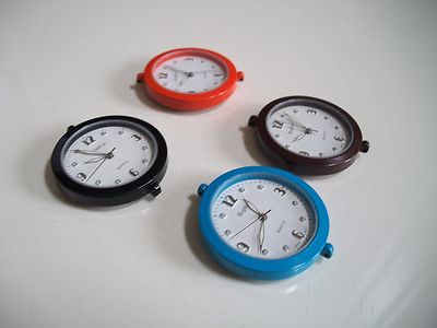 WOMEN'S CASUAL SET OF 2 OR 4 ASSORTED COLOR WATCH FACES FOR BEADING OR OTHER USE