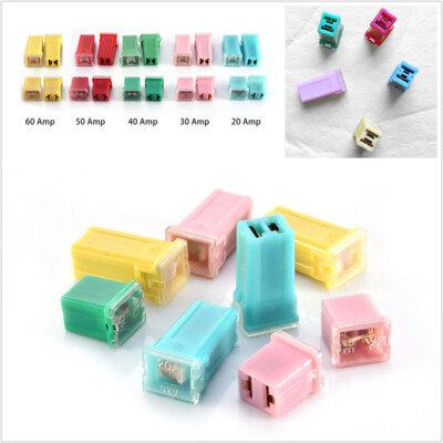 Automotive Mini Square Fuse Assortment Kit 20A 30A 40A 50A 60A AMP Box For Car