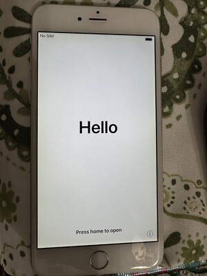 Apple iPhone 6 Plus - 64 GB - Silver White AT&T Great Condition Works