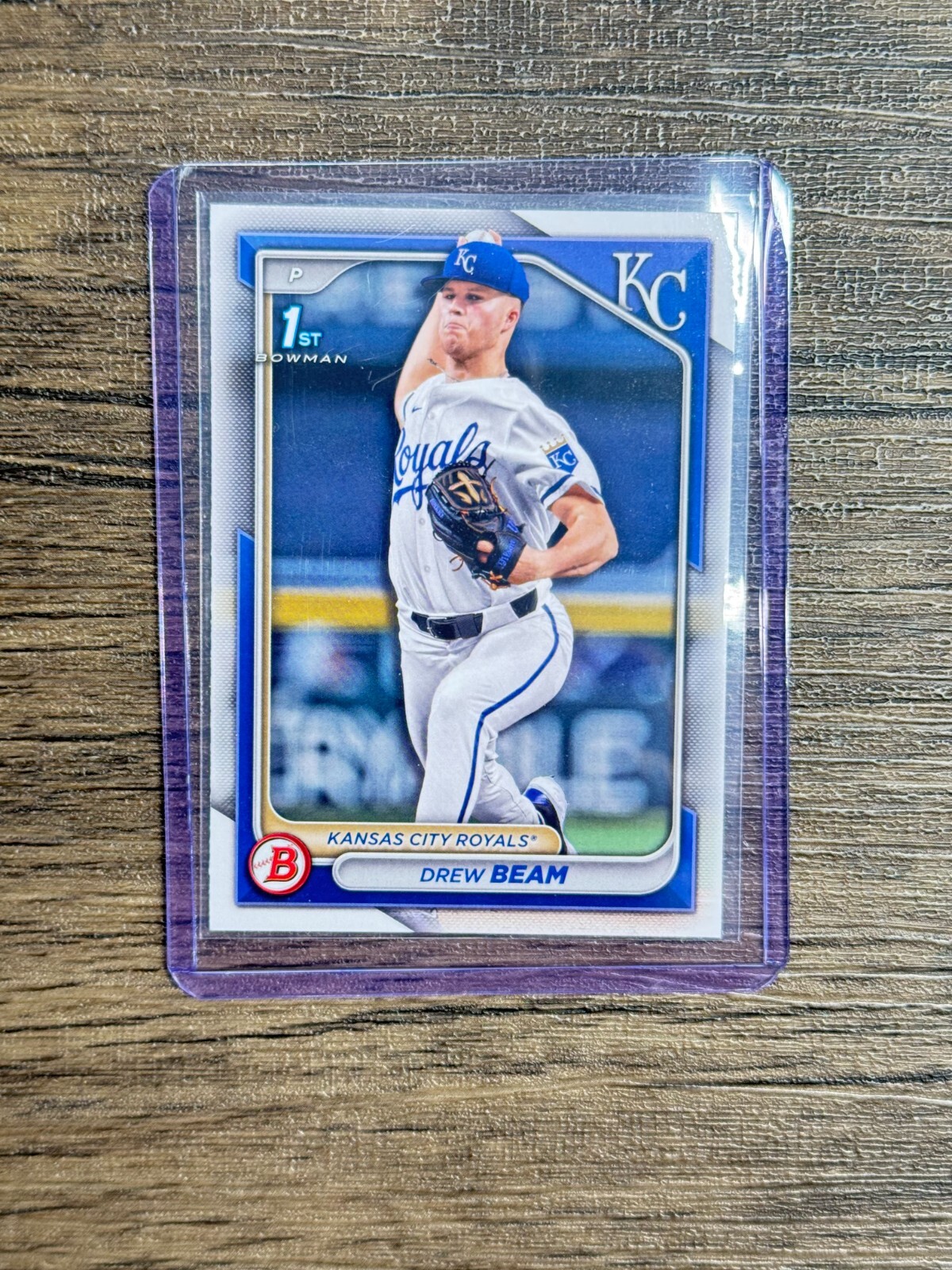 2024 Bowman Draft DREW BEAM 1ST BOWMAN #BD-75 RC Royals