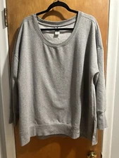 Active Life Women’s Side Split Sweater With Colorful Speckles Size XXL