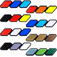 Tri-color 3 Grille Badge Emblem For 2018 2019 Toyota Tacoma TRD 4Runner Tundra