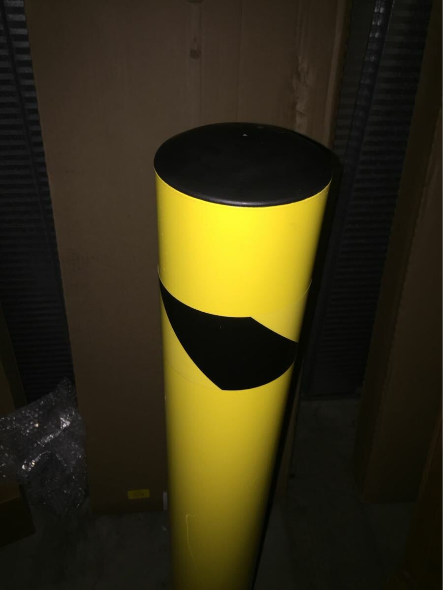 ULine H2119F Safety Bollard 4.5"x42" Fixed eBay