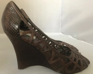 steve madden peep toe wedges