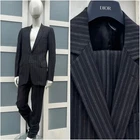 UltraRare & Gorgeous Dior Homme AW06 Hedi Slimane Black / Gray Pinstripe Suit