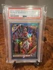 2019 Panini Donruss Optic Patrick Mahomes Aqua SP #d /299 PSA9 Mint KC Chiefs