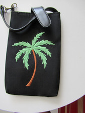 Vintage NEW NEVER USED Sunglass Sleeve Palm TREE/Eye Glass Case 1970's MINT WOW
