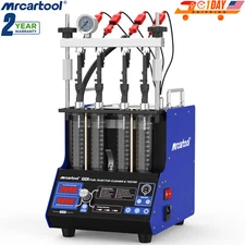 Car GDI Fuel Injector Tester Ultrasonic Cleaner Flow Tester Cleaning Machine Kit
