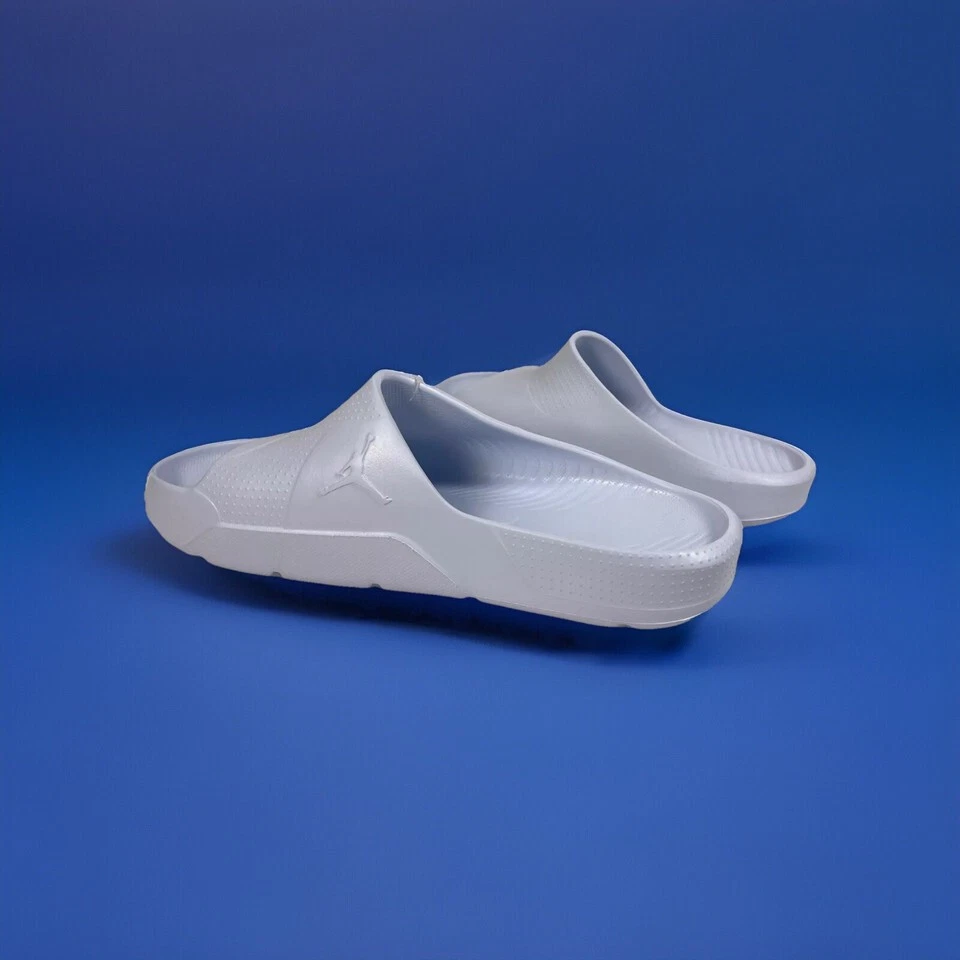 Sandali da calcio Nike Air Jordan Post Slide grigi da uomo taglia 13 DX5575 010 nuovi con etichette