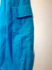 Fashion Nova Neon Blue Windbreaker Jogger Size S 100% nylon sexy Cargo See Descr — photo 2