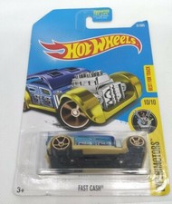 Hot Wheels 2017 Experimotors Fast Cash 51/365, Blue and Gold