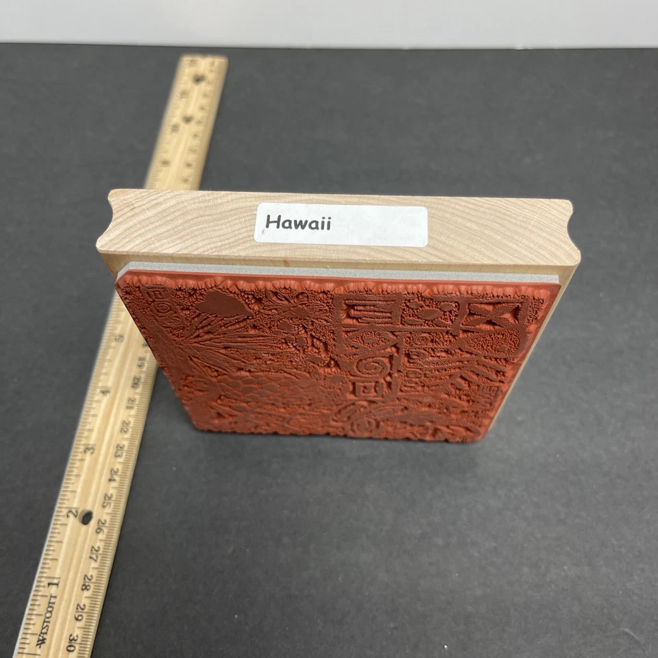 Sello de goma grande Club Scrap Hawaii edición limitada Foto 4 de 4