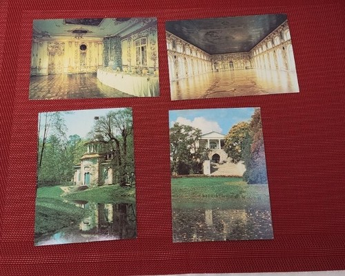 16 Unused Post Cards Tsarskoye Selo Pushkin Palace & Park 1989 Leningrad Russia - Picture 6 of 10