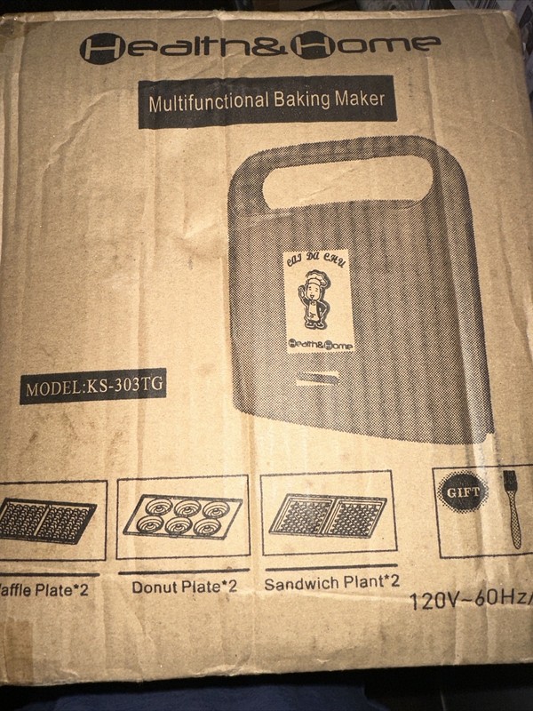 Health & Home model KS-303T multifunctional baking maker