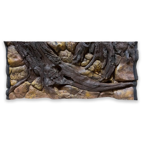🦎 Terrarium Rückwand 3D 120x50 120x60cm Aquarium Hintergrund Stein Struktur NEU - Picture 4 of 66