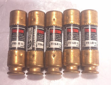 BUSSMANN FRN-R-5 RK5 TIME DELAY FUSE 15A - LOT OF 5