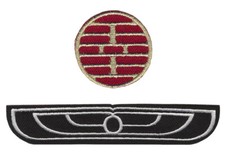 Nostromo Officer Badge  Crew Wing Uniform Patch Weyland Alien Movie Costume