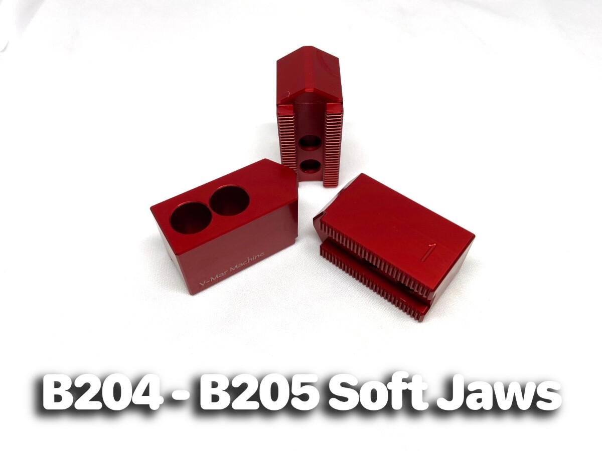 Aluminum Soft Jaws for B204 4' & B205 5' Grelly USA