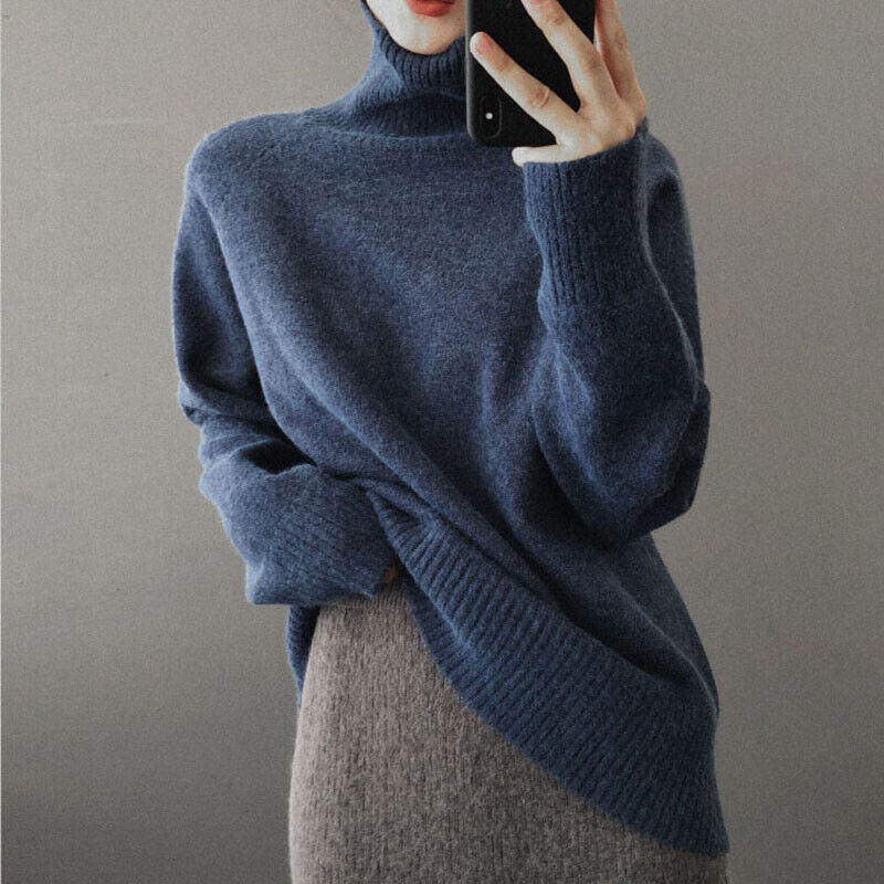Cashmere Thick Sweater Pullover Women 